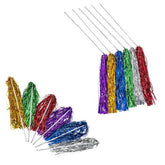 18" Tinsel Shaker Wand – Sparkling, Fun Toy with Assorted Colors for Festive Play